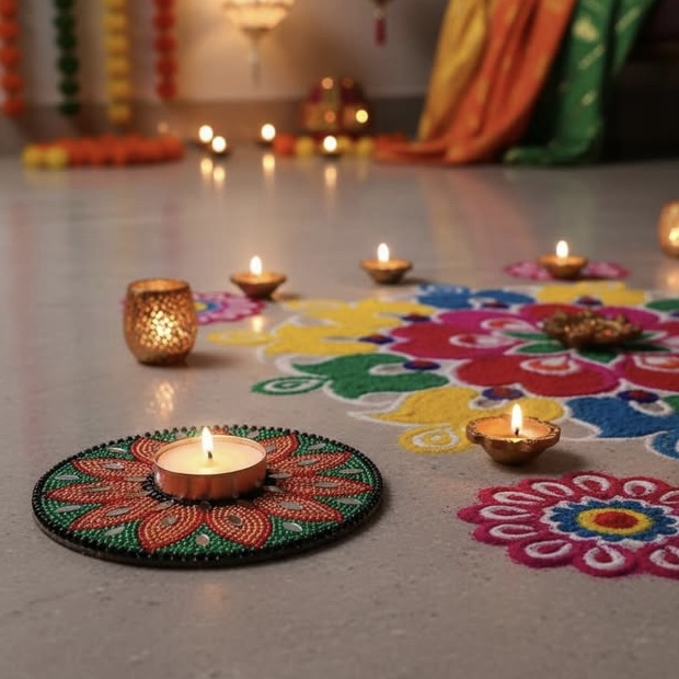 Mandala Tealight Holder 2