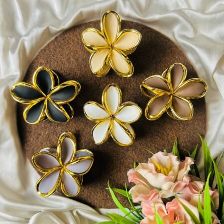 Floral Claw Clips