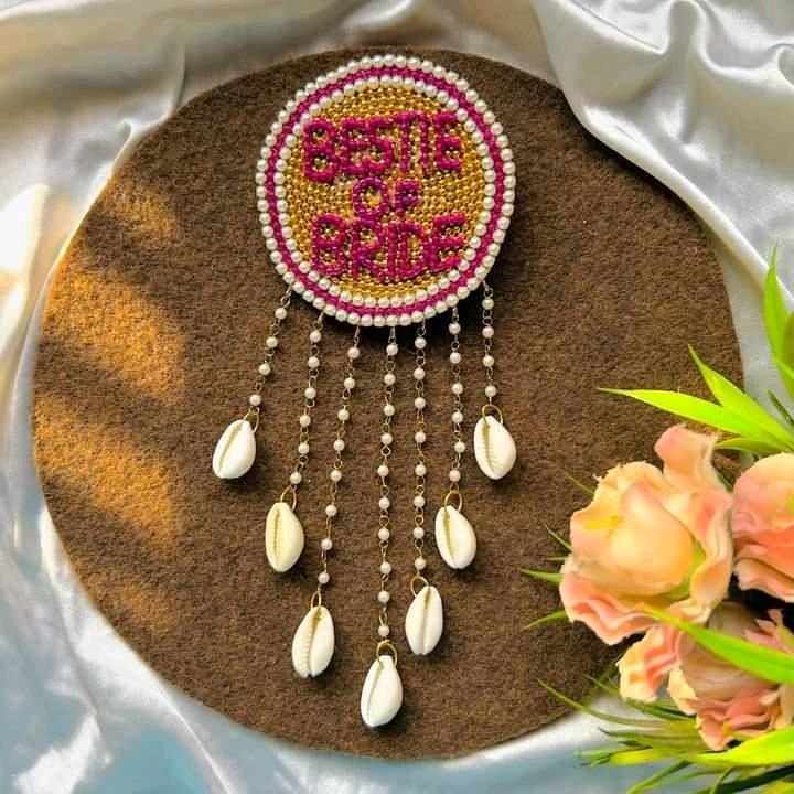 Bestie Of Bride Hairpin